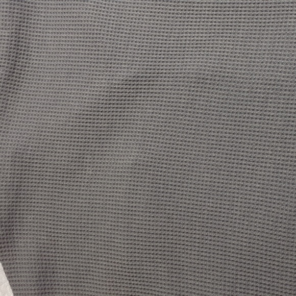 Shop Talulah Oversized Button Down Thermal Stone Washed Gray Shacket - Picture 10 of 11